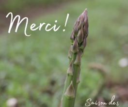 Merci ! Clap de fin pour la saison des asperges 2026